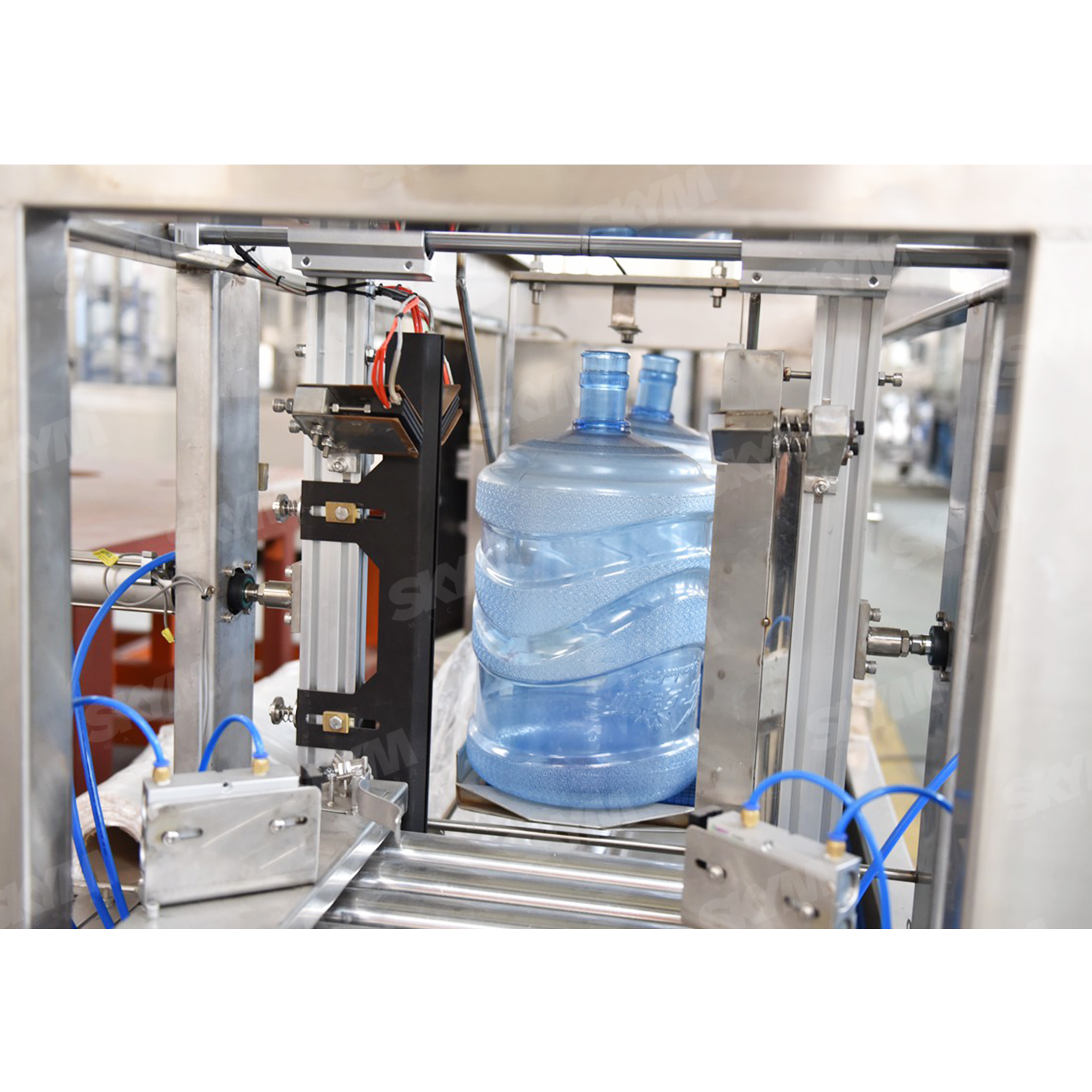 Machine de capsulage remplissante de lavage de l'eau de baril de bouteille de 5 gallons 20L automatique