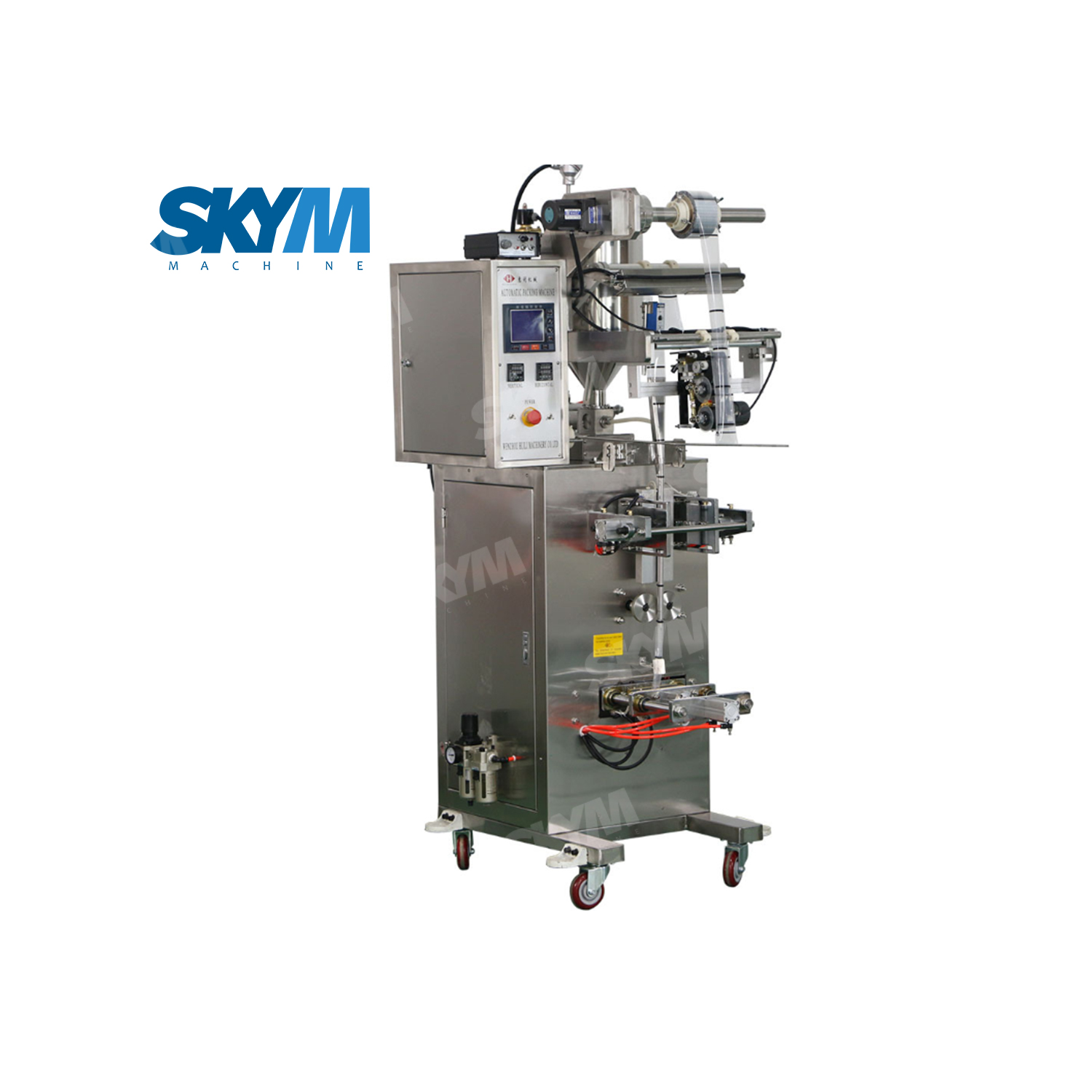 Machine de remplissage industrielle de sachet de condiment de vinaigre de sauce soja